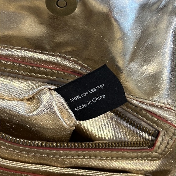 ⭐️ LIEBESKIND Handbag Purse Leather Gold Interior - Picture 11 of 14